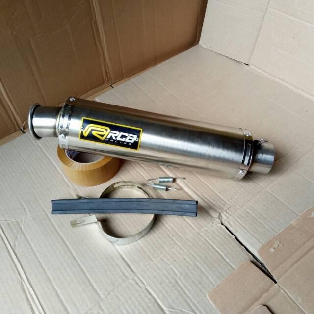 Silincer tabung knalpot racing rcb inlet 50mm