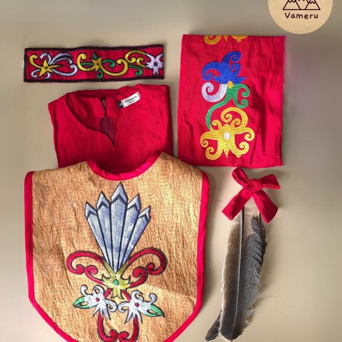 Baju Adat Anak Dayak Ngaju Perempuan Kalimantan Tengah Pasti Ori