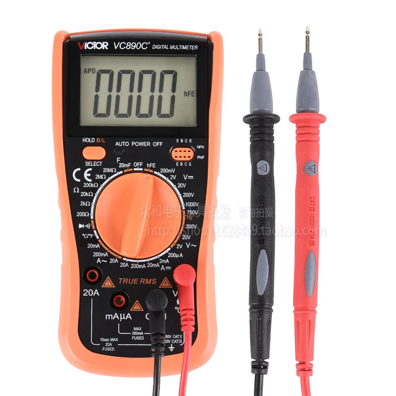 FLASH SALE    RUOSHUIy Digital Multimeter VC890D/890C + Temperature Measurement Backlight VC890E Ant