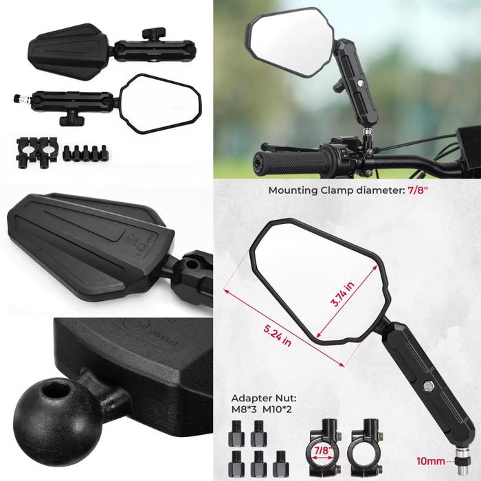 Spion Motor Adventure Tangkai Aluminium Ktm 390 250 Adventure Ktm Duke 200 250 390 Trail E-Mark E24
