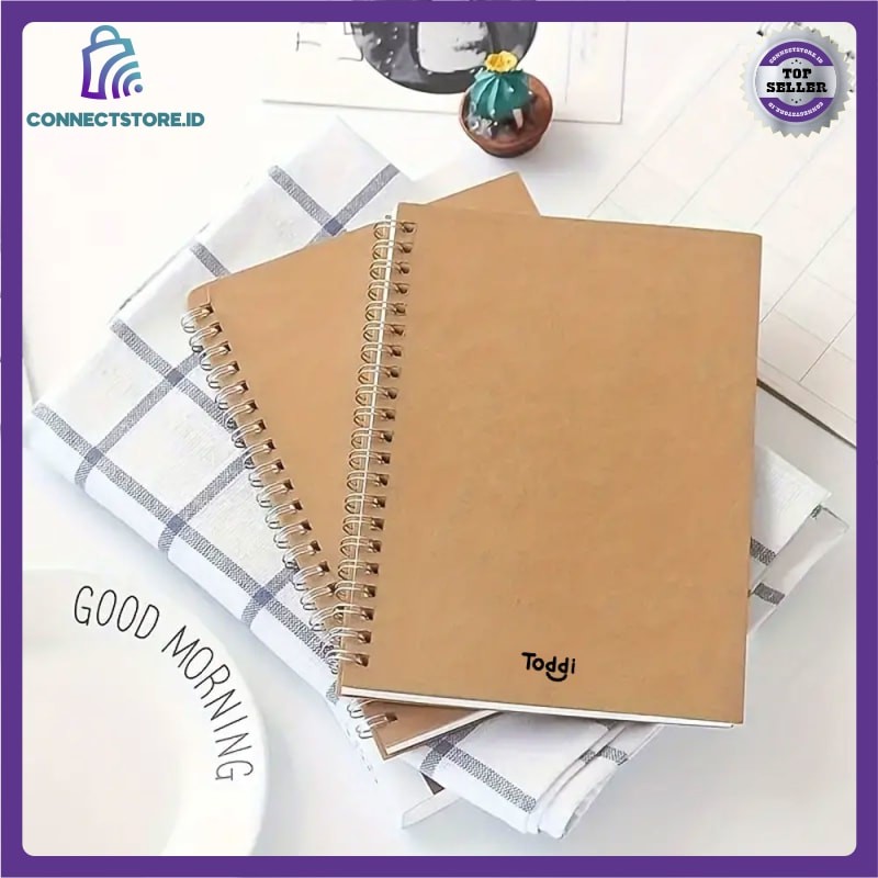 

Buku Jurnal Softcover Notebook Diary 68GSM 100 Halaman-Coklat-Dot Matrix