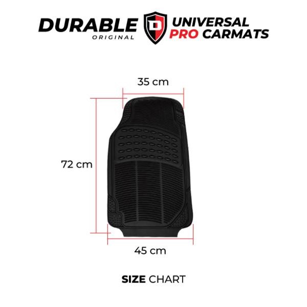 Mazda 626 Mazda 6 Binate BT 50 DURABLE Karpet Karet PVC 3 Pcs