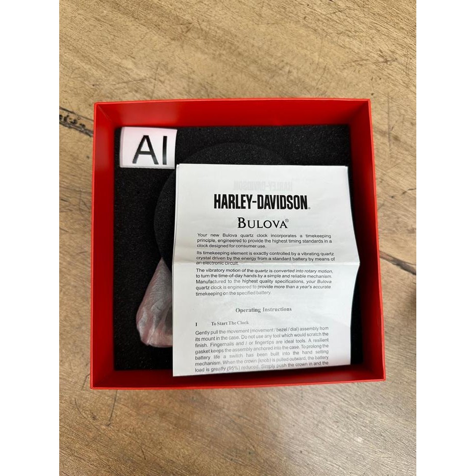 Jam Meja Harley-Davidson 100Th Anniversary By Bulova Lited Edition