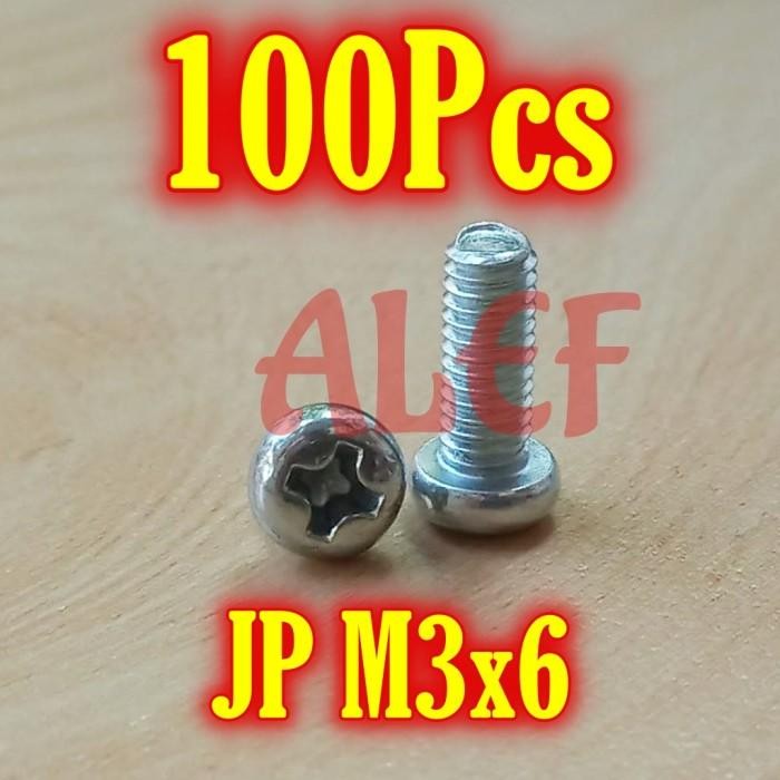 [Expert] Baut JP M3 X 6 Plus + Isi 100pcs RDA RTA RDTA