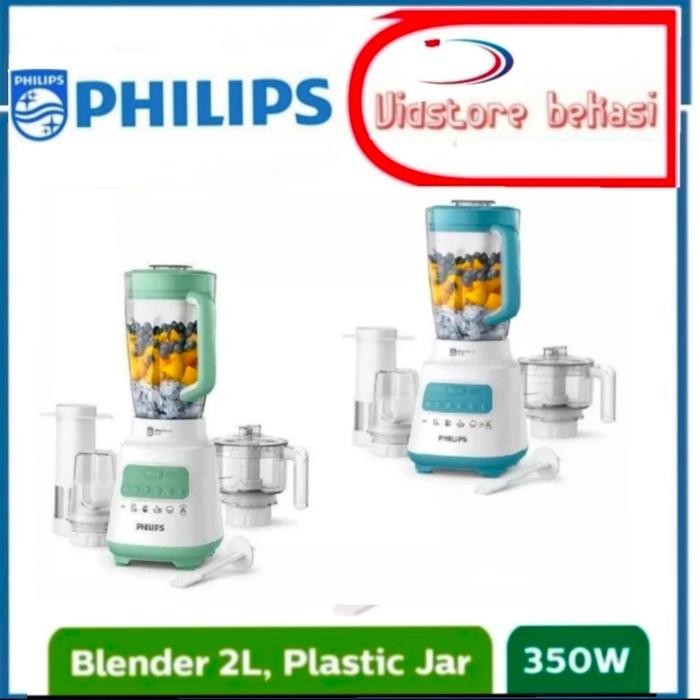 NEW PHILIPS BLENDER HR- 2223 BLENDER PLASTIK JAR 2 LITER 100% ORI