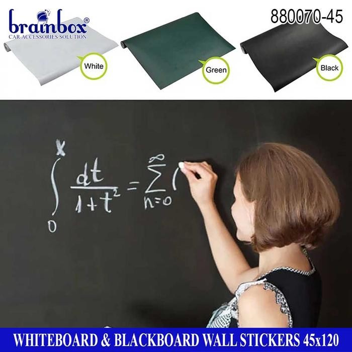 

Whiteboard Blackboard Wall Sitcker 45x120 Stiker Papan Tulis Tempel