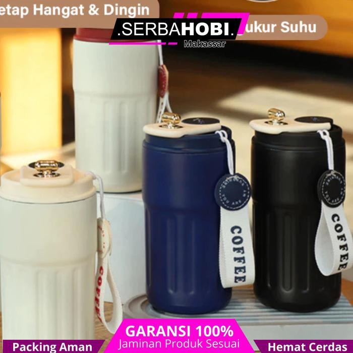 ~~~] Gelas Tumbler Air Panas dan Dingin Gelas Tumbler Kopi 460 ml Botol Minum Dingin & Panas /