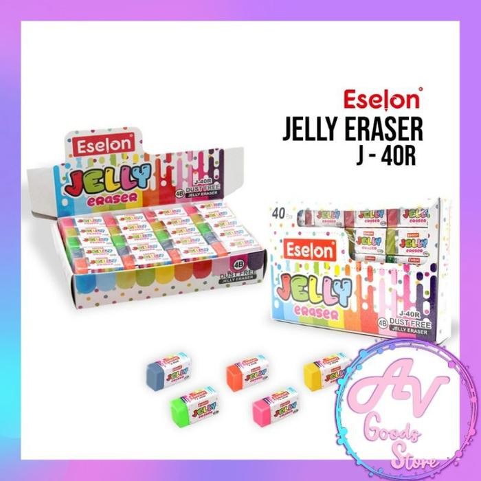 

40PCS PENGHAPUS PENSIL / 1PAK PENGHAPUS ESELON KECIL ISI 40 PCS / SETIP PENSIL