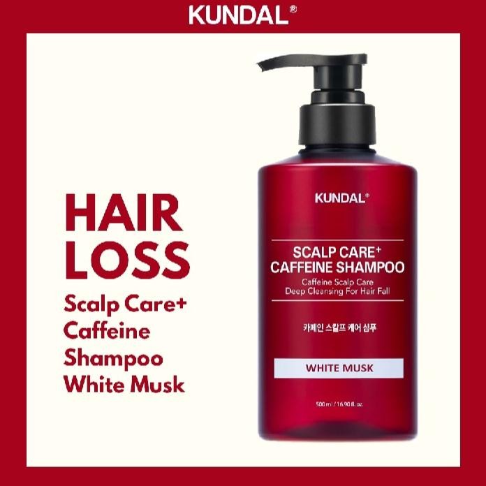 Kundal Hair Loss Scalp Care Caffeine Shampoo -Gratisongkir