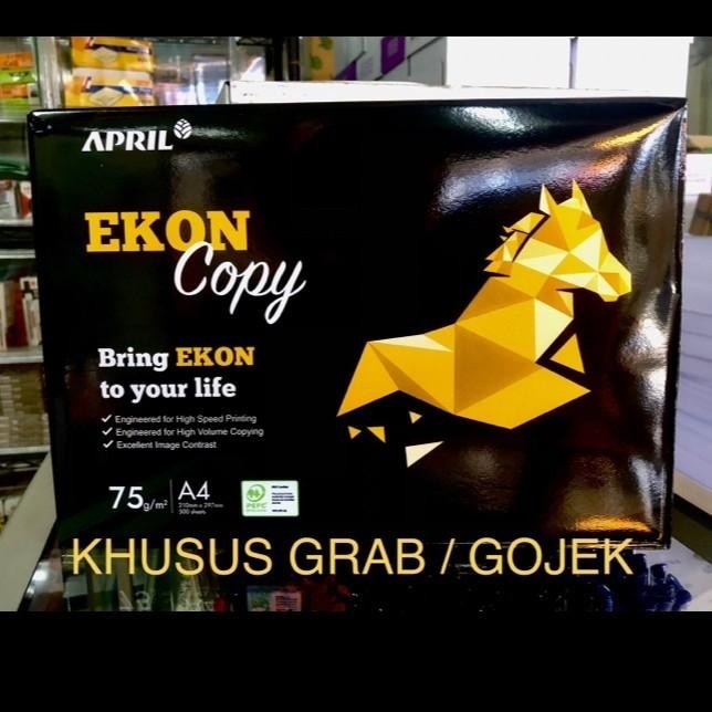 

Hvs putih A4 75 gr "EKON" KHUSUS GRAB / GOJEK