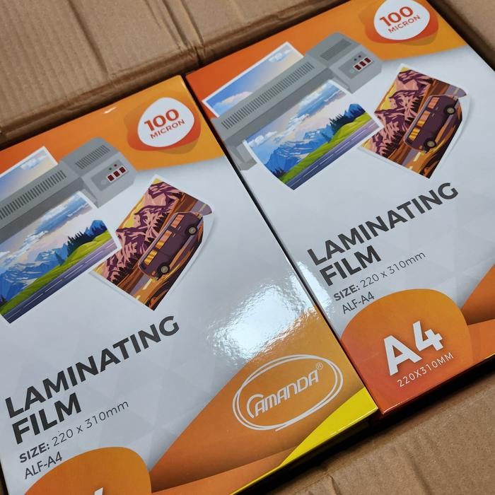 

Plastik Laminating A4 AMANDA 100 micron