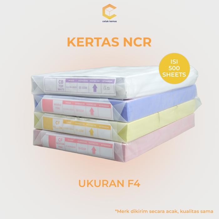 

[GROSIR] Kertas NCR/HVS untuk usaha Percetakan Nota / Surat Jalan