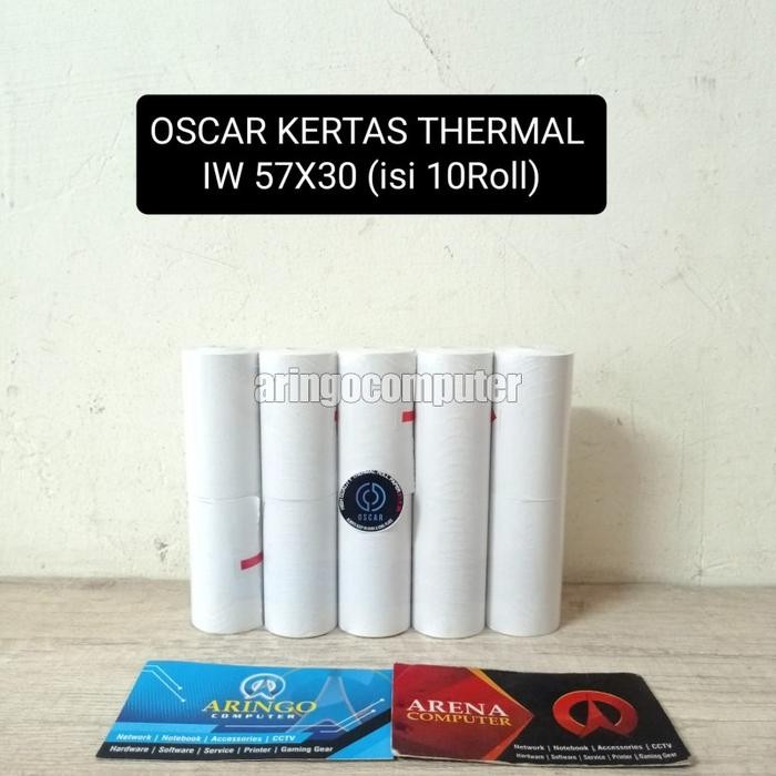 

Accessories OSCAR KERTAS THERMAL IW 57X30 (isi 10Roll)