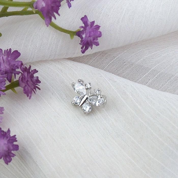 

Kancing Kupu Kupu Payet Cubic Zirconia Mewah Unik Cantik Premium Impor