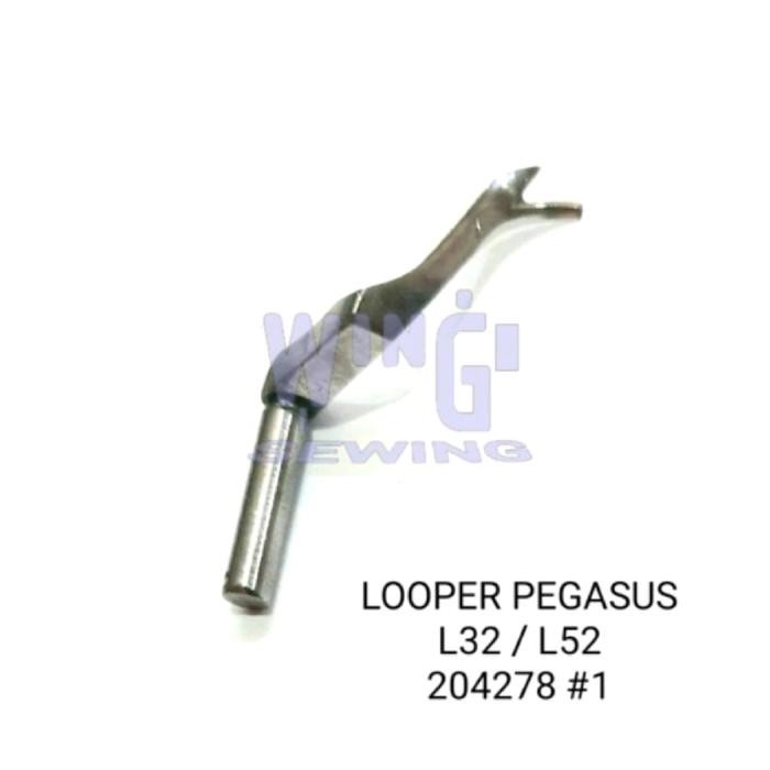 

No 204278 PEGASUS L32 L52 Looper Atas Cagak Mesin Jahit Obras Industri