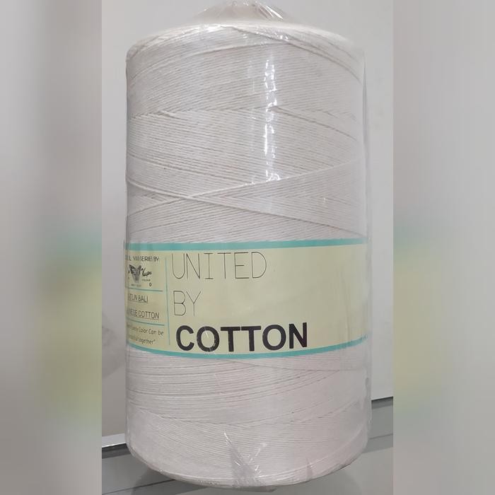 

benang rajut jala katun ukuran 9 berat 1 kg