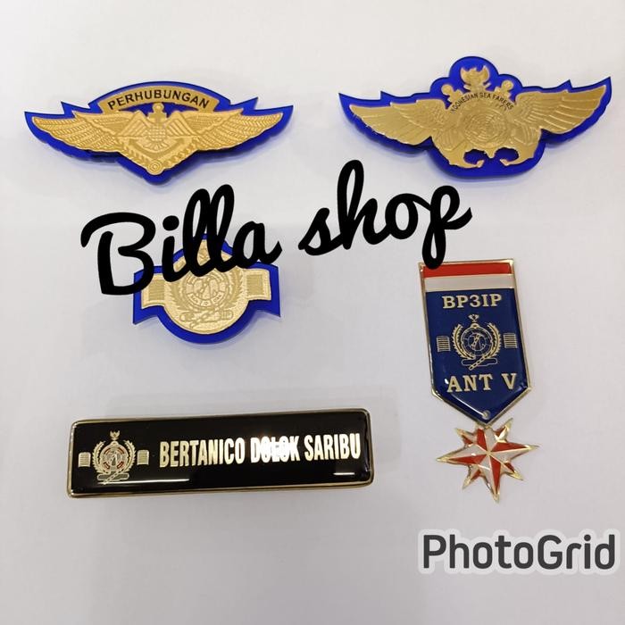 

wings Pelayaran BP3iP + name tag 1 set