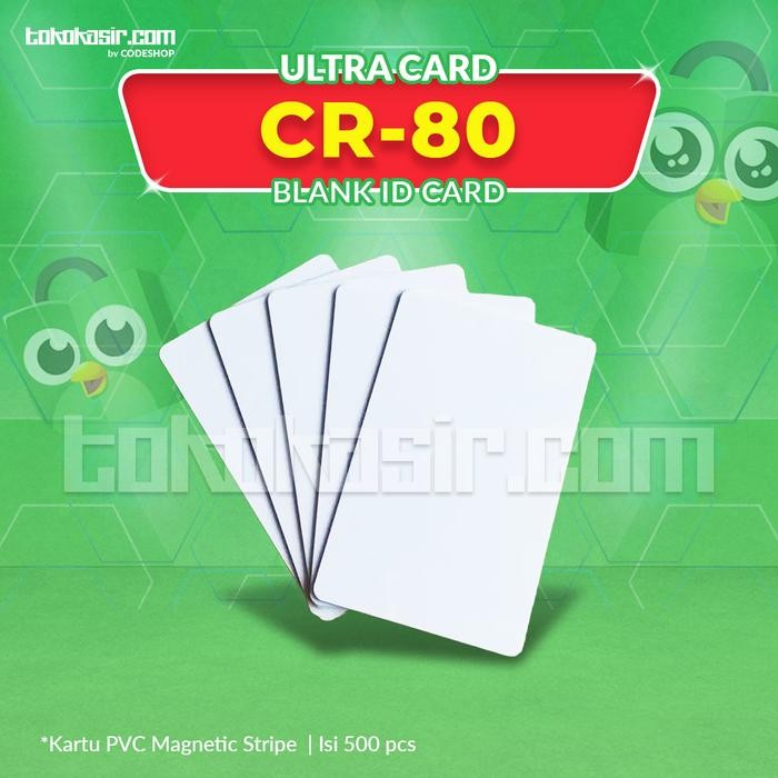 

KARTU PVC BLANK ID CARD ULTRACARD HID NOCO CR80 ISI 500 pcs HITI FARGO