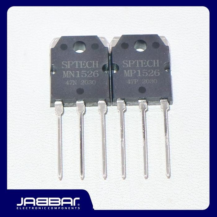 Transistor Mn1526 + Mp1526 To-3P (1 Set) Penguat Elektronik Mini