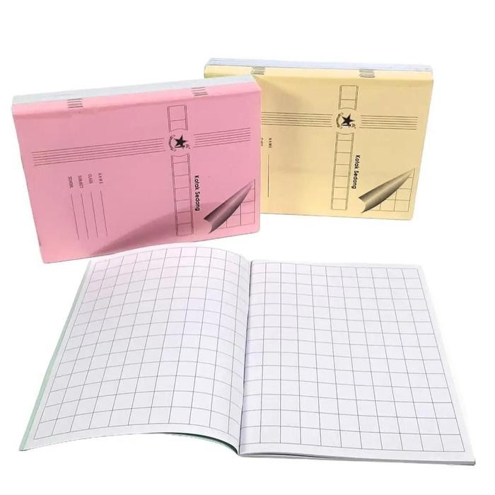 

Harga Grosir (1packs/10buku ) Buku Tulis Kotak Sedang FAVOURITE 38 lembar High Class