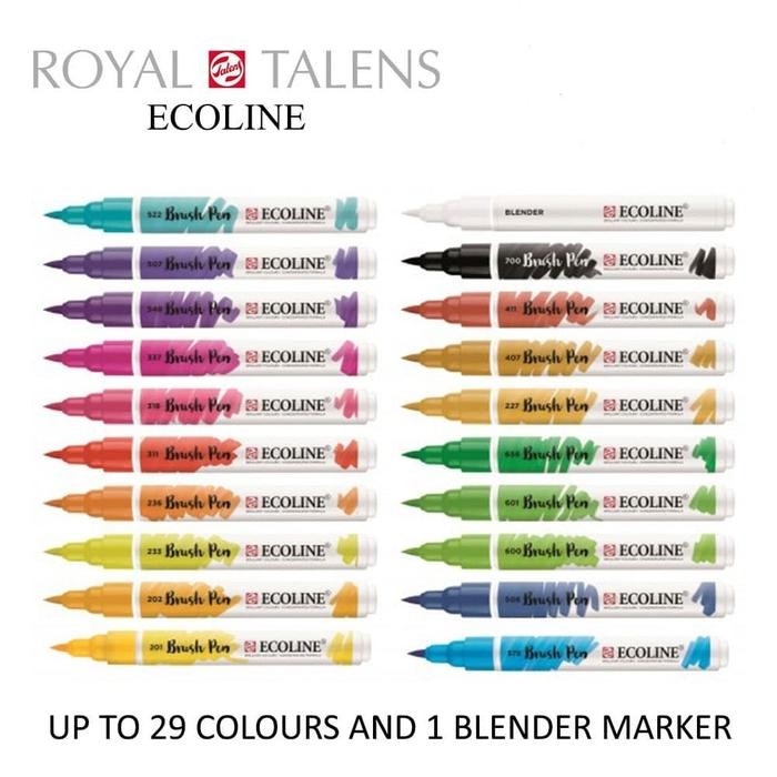 

royal talens ecoline watercolor brush pen