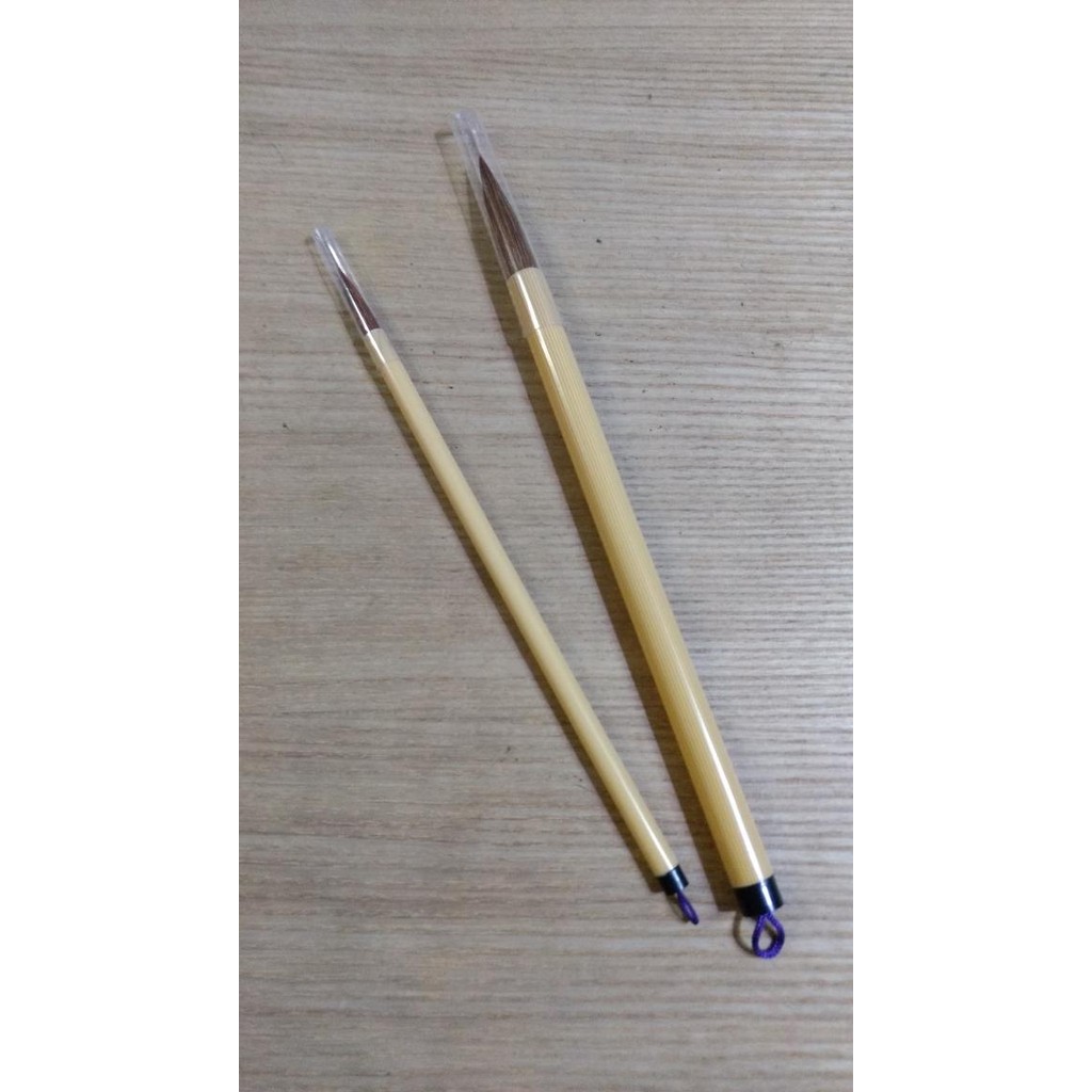 

Kuas kaligrafi (set of 2) besar kecil calligraphy brush made in japan