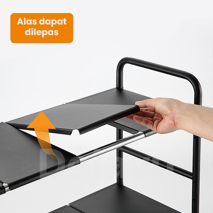 Dejavu Rak Dapur Panci Bawah Wastafel Rak Bumbu Susun Hrm160