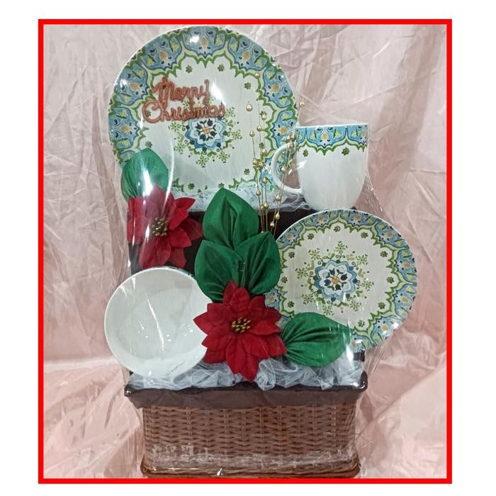 

Parcel Natal Lebaran Pecah Belah Dinner Set - Type B