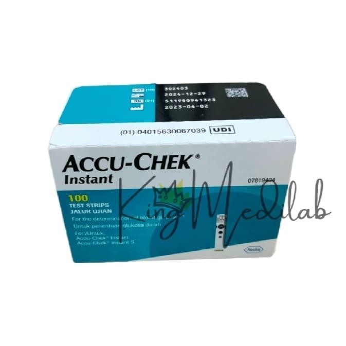 Strip AccuCheck Instant Test Gula Darah Accu Check Instant isi 100