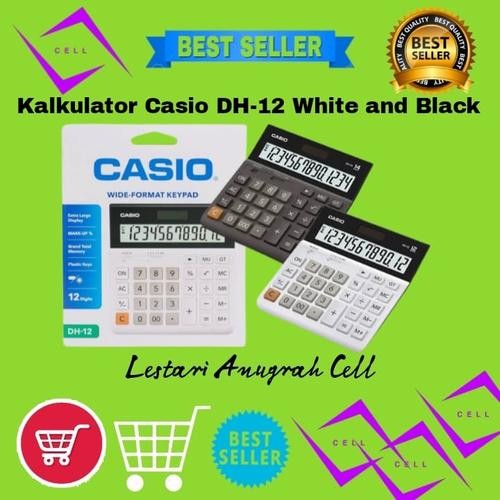 

Kalkulator Casio DH-12 White and black - murah