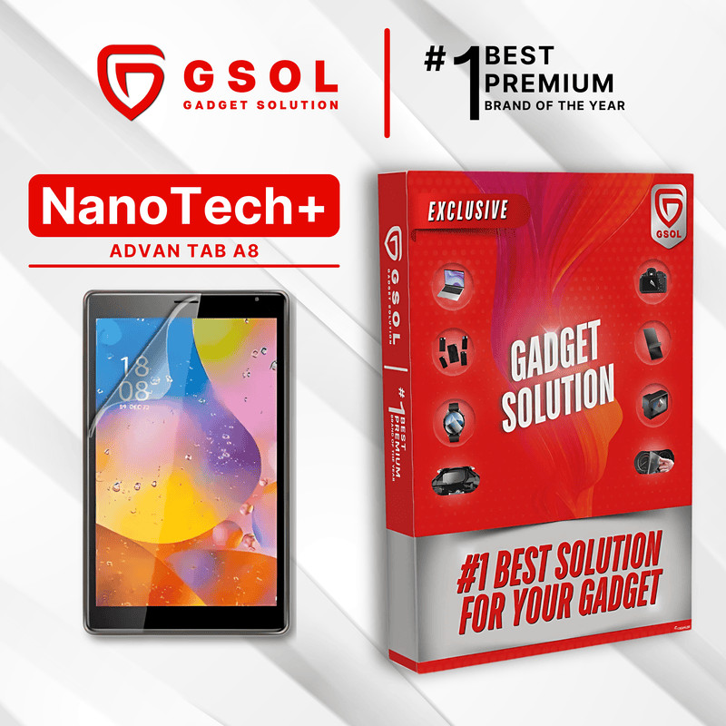 GSOL EPU BIO GENESIS Hydrogel for ADVAN Tab A8 / Screen Guard Protector (Nanotech+ 100% Recycle) Pre