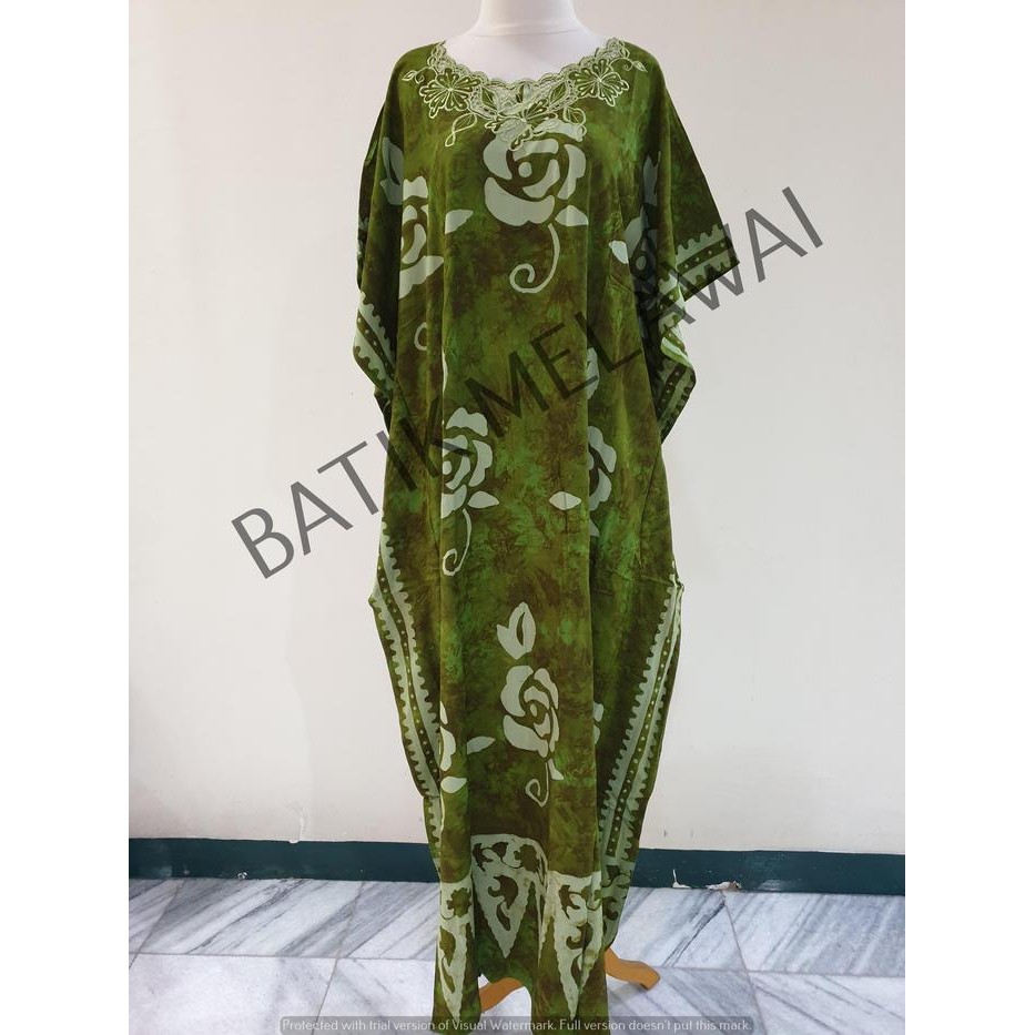 Daster Dress batik PREMIUM SUNAN Adem Kalong LD Kapstan Bordir *