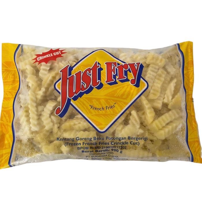 BISA E-FAKTUR Just Fry Kentang Crinkle 900gr