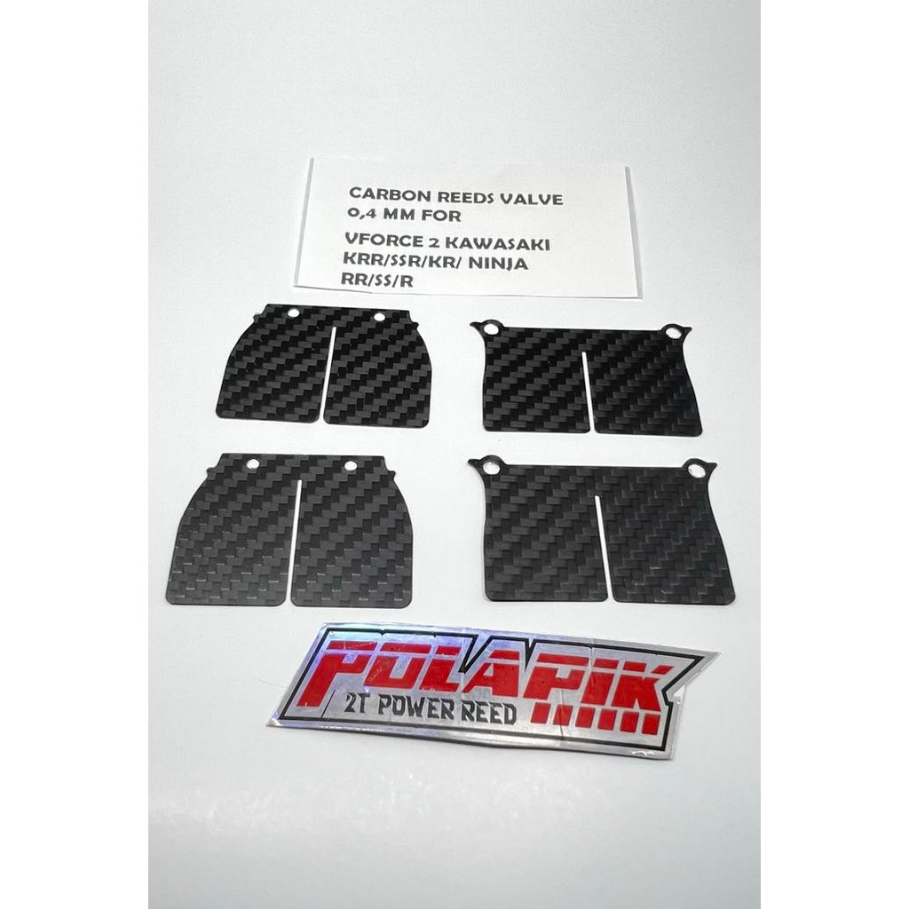 Lidah membran carbon VFORCE 2 ninja Lidah membran VFORCE 2 ninja 2 tak