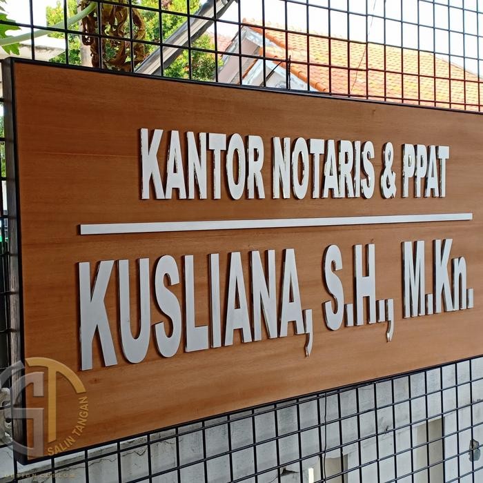 

Papan Nama Custom Plang Logo Perusahan Huruf Timbul Lampu Led