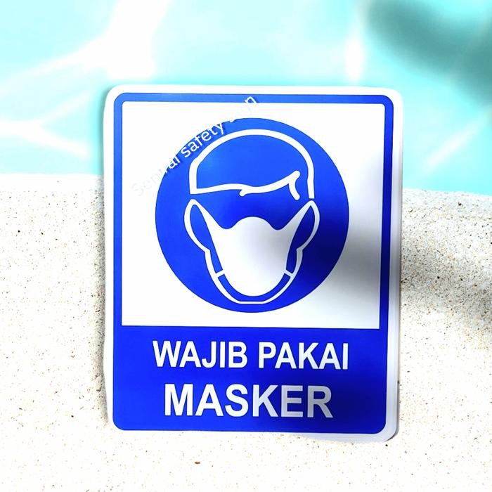 

Rambu Wajib Pakai Masker 60X50Cm