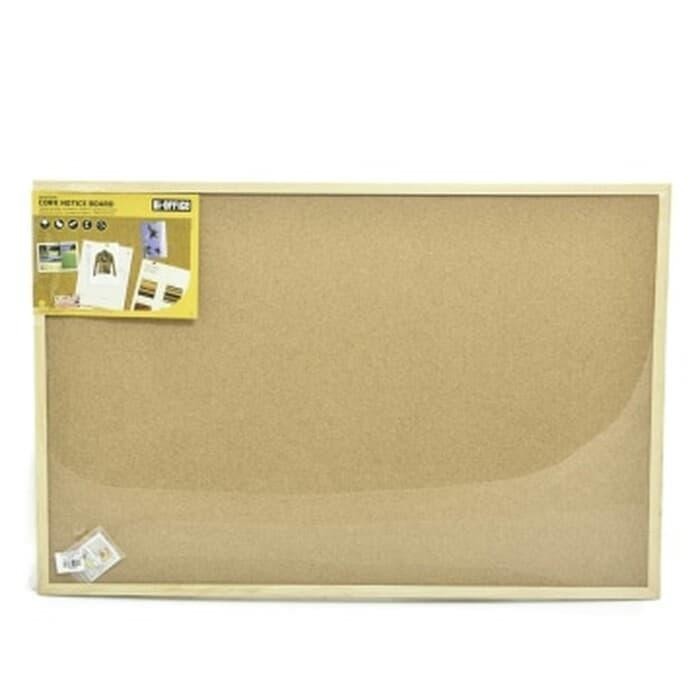 

Papan Pengingat Bisilque Cork Board 90 X 60 Cm