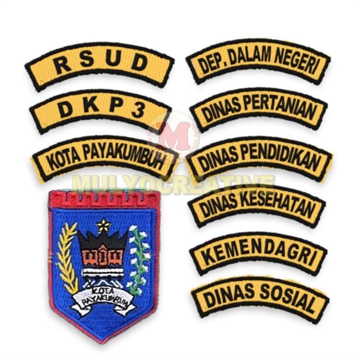 

Bed Bordir Logo Dinas Kota Payakumbuh- Bordir Pemkot Payakumbuh PREMIUM