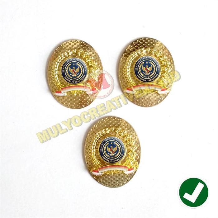 

Lencana Pin Model Oval Logo Kementerian Pariwisata Bahan Logam PREMIUM