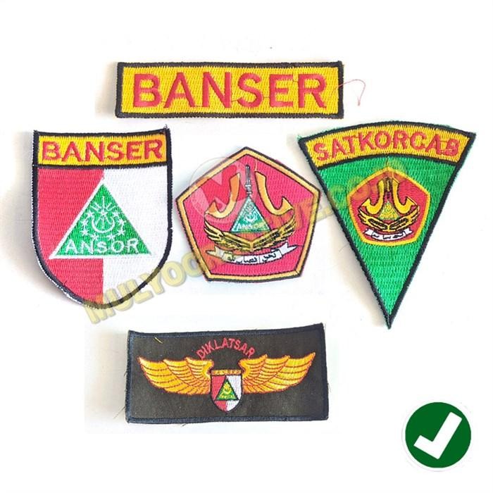 

Set Bordir Seragam Banser Emblem Atribut Bordir PDL Banser PREMIUM