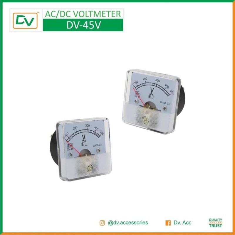 PROMO DV AC/DC VOLTMETER DV-45V 0-300V