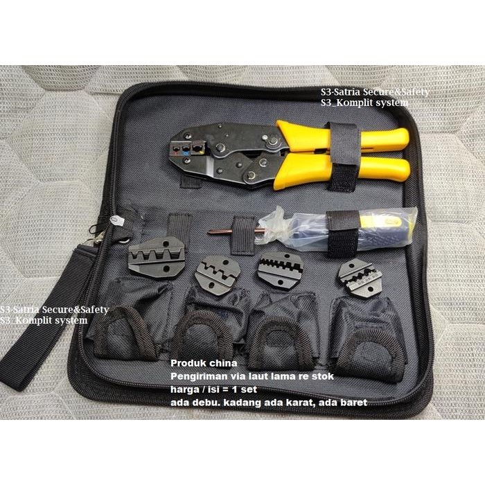 Krimping Schoen Kecil Besar 1 Set Tang Crimping Skun Pres Bulat O Y