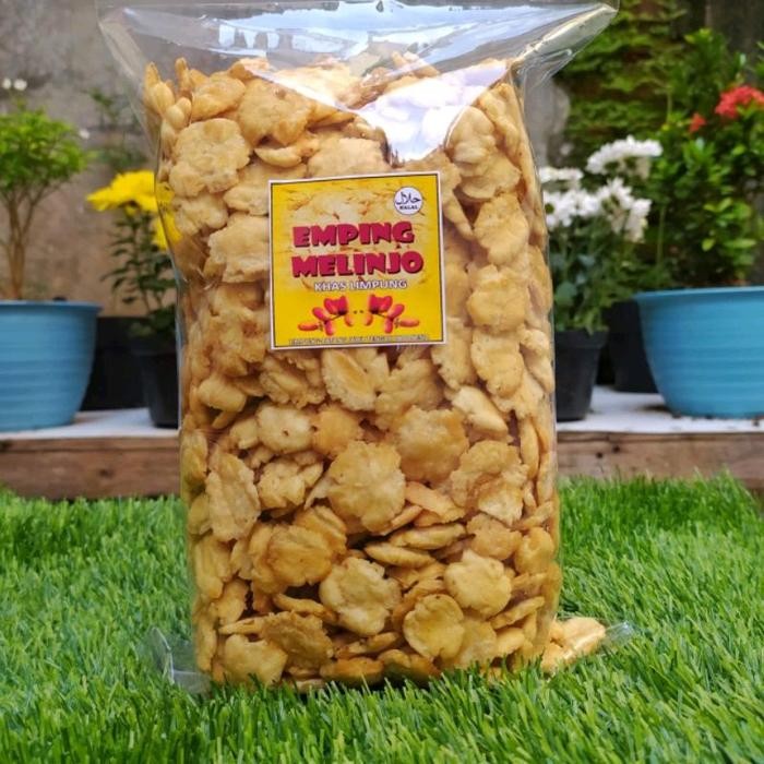 

Emping Melinjo Kletuk Rasa Gurih Asin 1Kg Matang Siap Makan