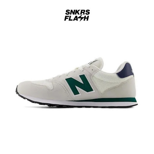 NEW BALANCE 500 WHITE GREEN Sepatu Sneakers Pria - GM500RTO - Size 45