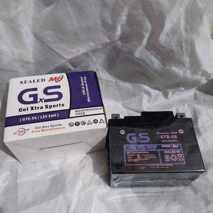 Aki Motor Full Kering Gtz5S Ori Asli Full Kering Verza Mega Pro New Karisma - Motorcycle