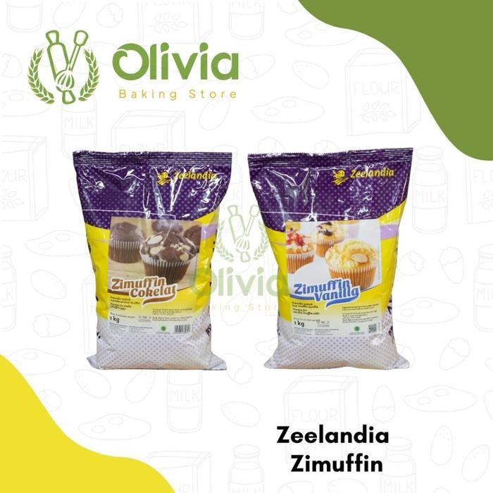 

NEW! ZEELANDIA ZIMUFFIN/TEPUNG MUFFIN 1KG CHOCOLATE/VANILLA