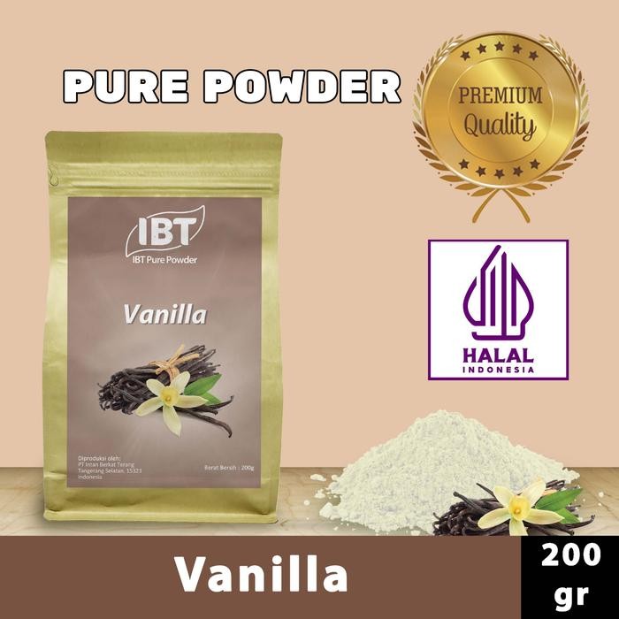 

NEW! PURE VANILLA POWDER MURNI BUBUK VANILA IMPORT MAKANAN KUE 200 GR