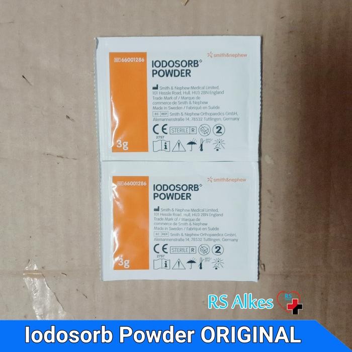 Iodosorb Powder 3 gram Original Iodosorb Asli
