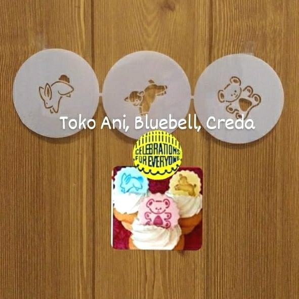 

Designer Stencil : Mini / Small Baby Animals Set Of 3. (3.5Cm - 4Cm )