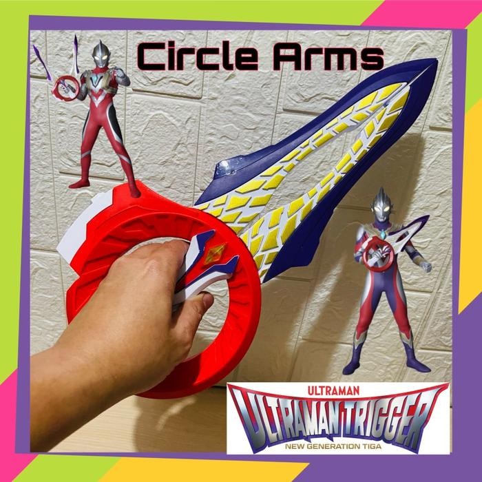 Mainan Senjata Ultraman Trigger Circle Arms